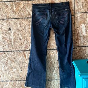 7 for all mankind dojo boot cut jeans size 31